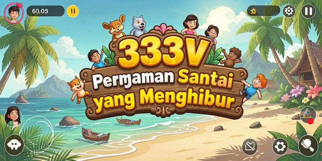 Tangkapan layar gameplay dari 333V yang menarik dan penuh warna.