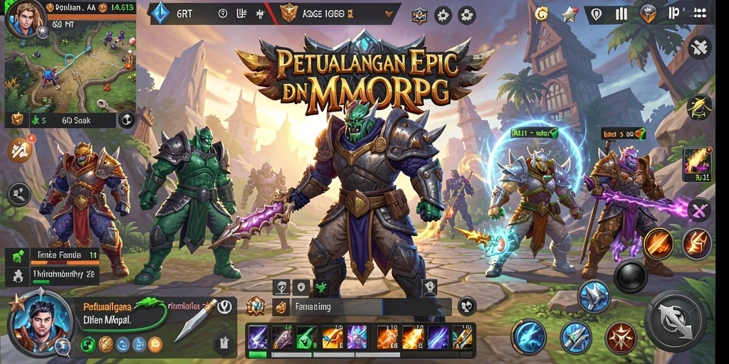 Gameplay seru di dunia 6RT yang penuh tantangan.