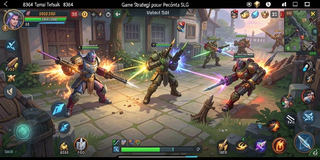 Screenshot utama 8364 menampilkan aksi seru dalam gameplay SLG.