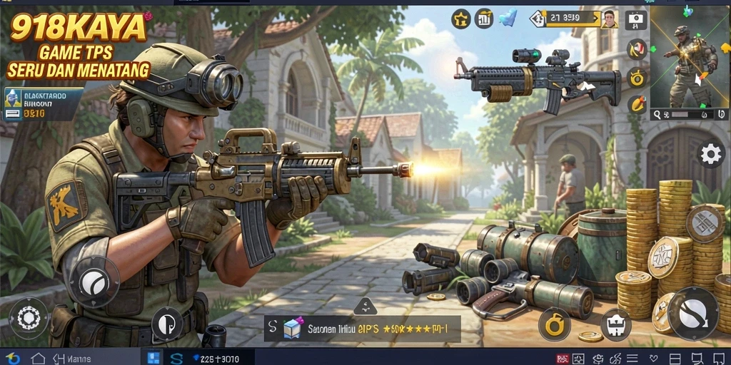 Tampilan gameplay 918KAYA yang seru dan mendebarkan