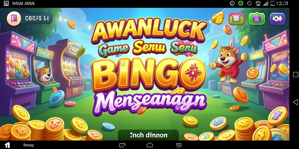 Tampilan gameplay seru dalam AWANLUCK Bingo.