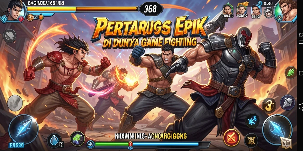 Screenshot BAGINDA168 menampilkan pertarungan seru dan grafis menakjubkan.