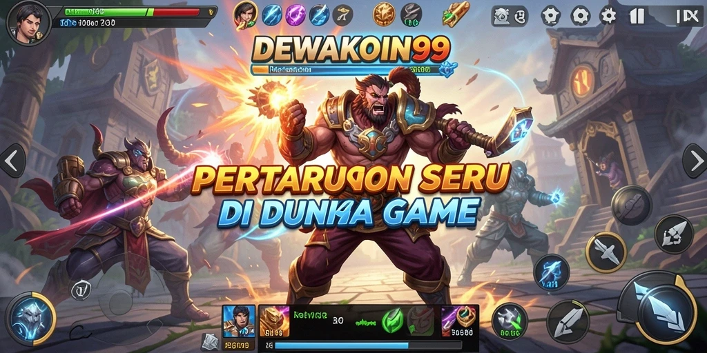Tampilan mendebarkan pertarungan dalam DEWAKOIN99 dengan aksi yang intens.