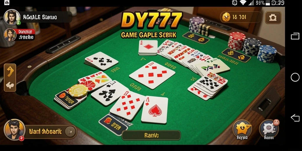 Tampilan permainan Gaple yang seru dan menarik di DY777.