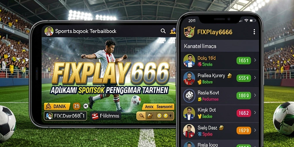 Screenshot menampilkan antarmuka taruhan Sportsbook FIXPLAY666 yang menarik.