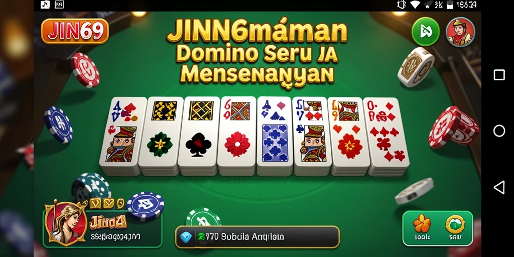Tampilan gameplay menarik dari JIN69 dengan grafik yang memukau.