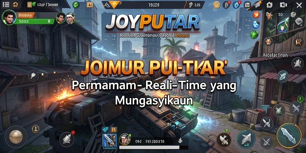 Gameplay epik dalam JOYPUTAR yang menantang strategi pemain.