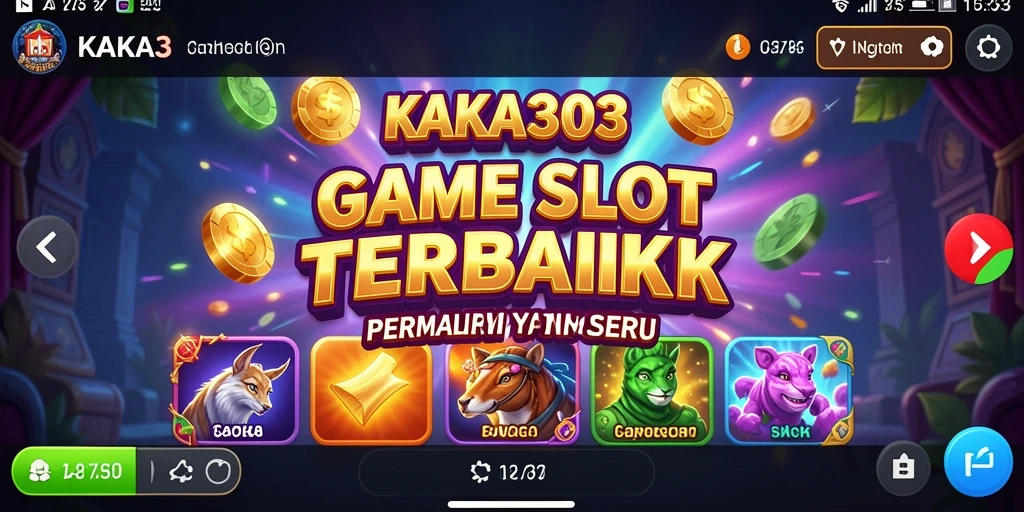 Tampilan menarik dari gameplay KAKA303 di slot yang mengasyikkan.