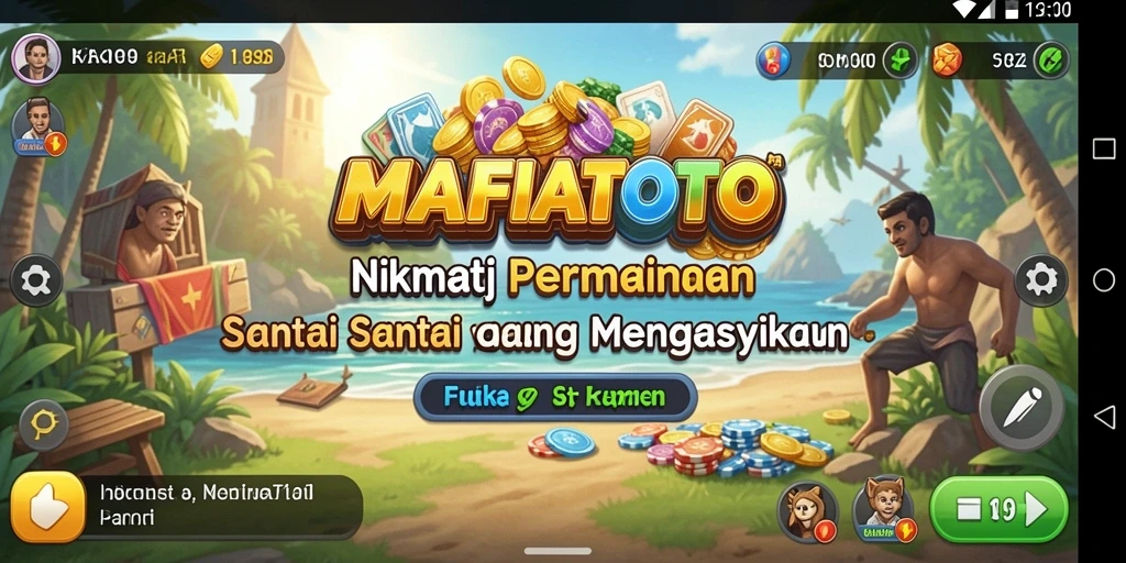 Tampilan gameplay MAFIATOTO yang menarik dan penuh warna.