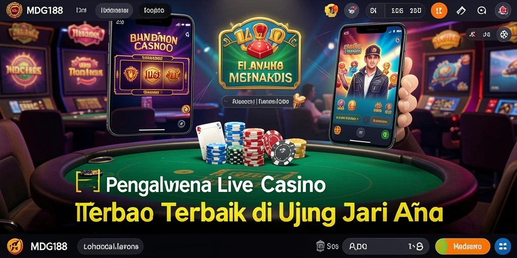 Tampilan gameplay MDG188 yang memukau dengan dealer langsung.