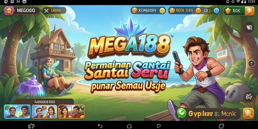 Gameplay seru dan interaktif di MEGA188 dengan grafik menarik.
