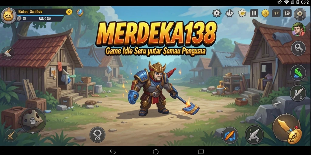 Screenshot utama dari gameplay seru MERDEKA138.
