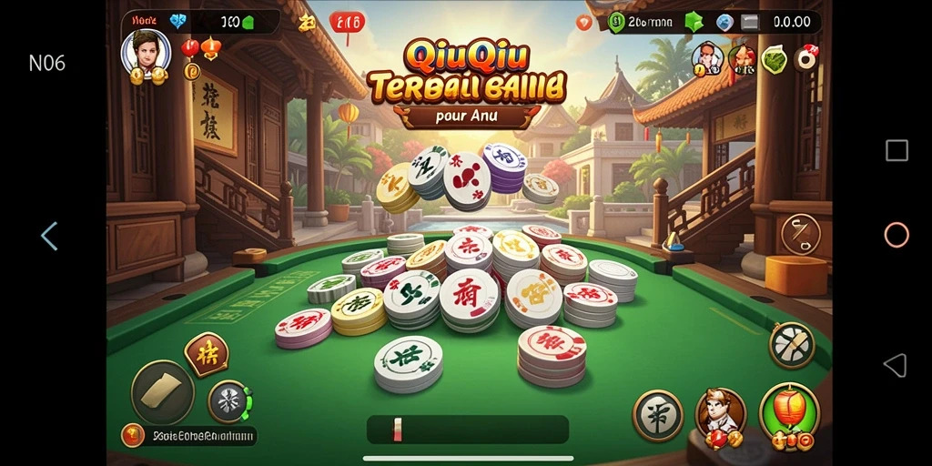 Screenshot gameplay N06 yang menampilkan momen mengasyikkan dalam QiuQiu.