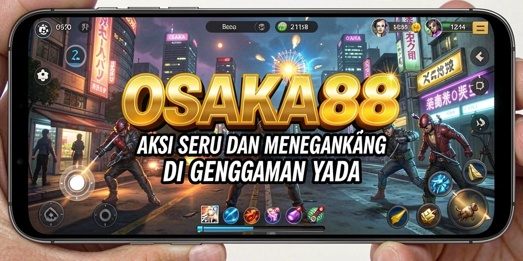 Screenshot menampilkan aksi seru dalam OSAKA88.