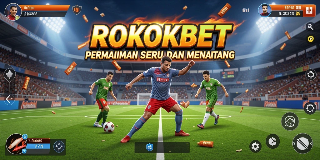 Tampilan gameplay ROKOKBET yang dinamis dan menarik.