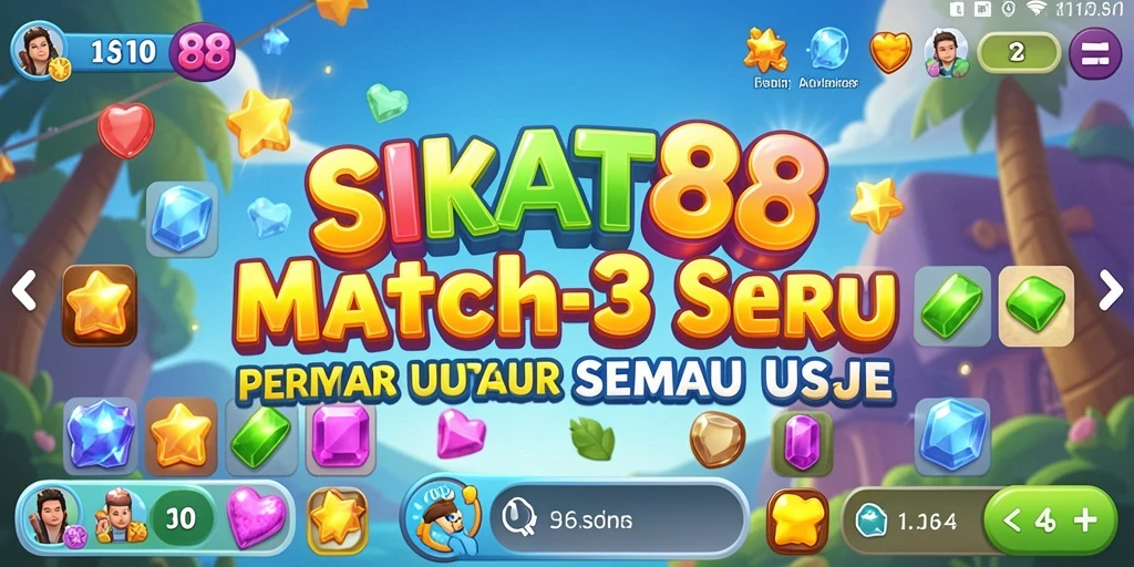 Tampilan gameplay SIKAT88 yang seru dan penuh warna.