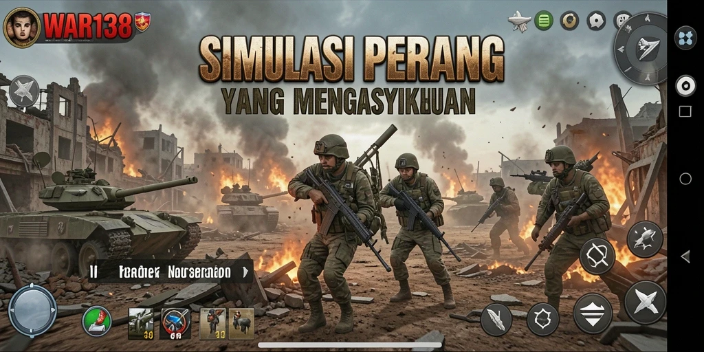 Screenshot gameplay <strong>WAR138</strong> yang menunjukkan aksi seru.
