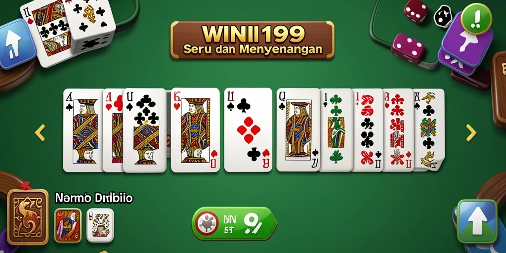 Screenshot gameplay WIN199 yang menampilkan keseruan bermain Domino.