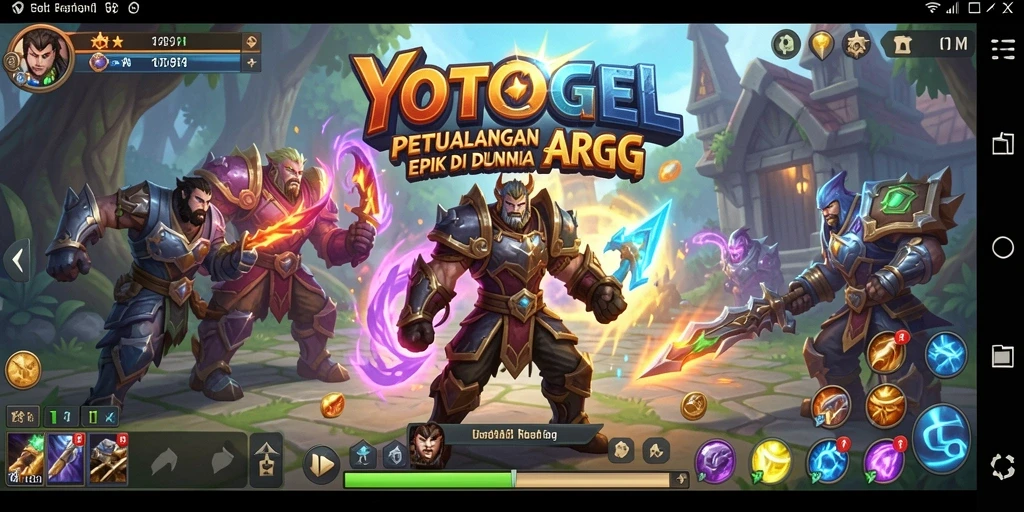 Tampilan aksi seru dalam gameplay YOTOGEL yang menampilkan pertempuran dinamis.